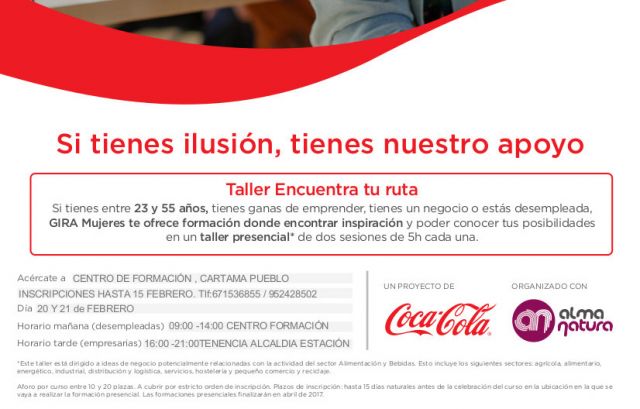 foto de El proyecto Gira Mujeres de Coca Cola llega Cártama