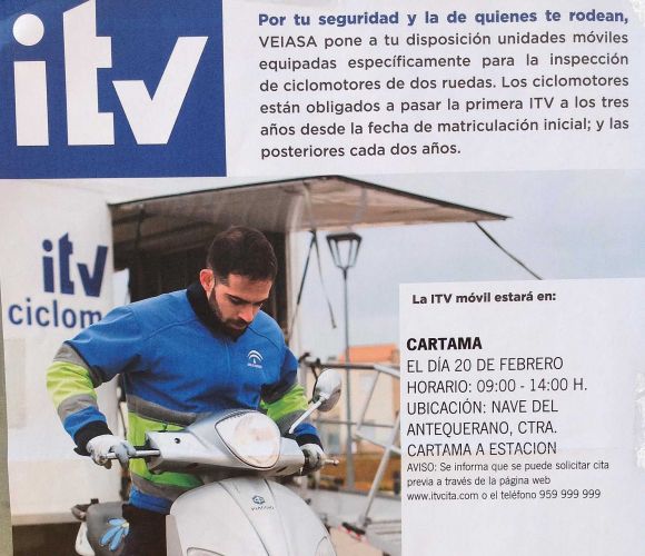 foto de 20 de febrero ITV Móvil en Cártama