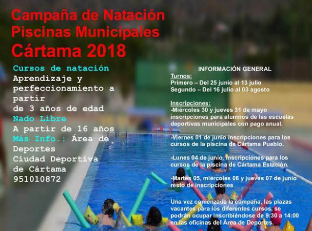 foto de Campaña Municipal de Natación 2018