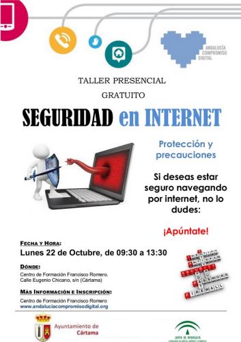 foto de Andalucía Compromiso Digital impartirá un curso y un taller sobre seguridad en Internet