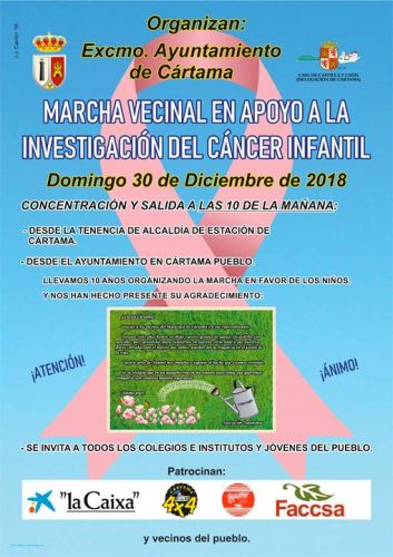 foto de Marcha Vecinal en Apoyo a la Investigación del Cáncer Infantil