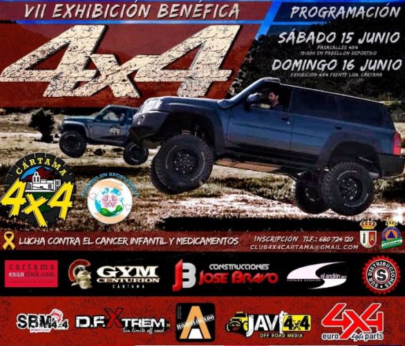 foto de La VII Exhibición Benéfica de 4x4 llegará a Cártama en junio