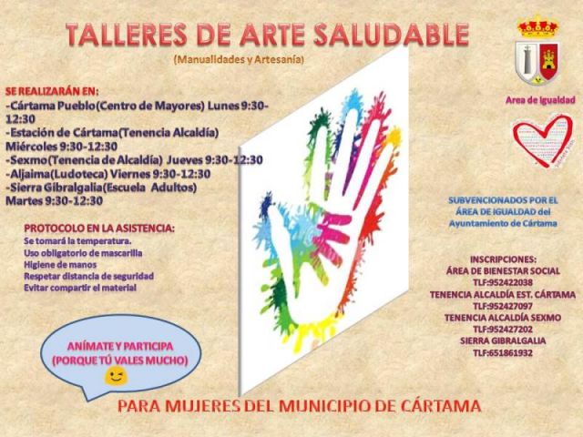 foto de Nueva edición de los talleres de arte saludable dirigidos a mujeres de Cártama