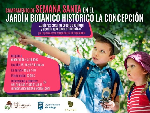 foto de Campamento Semana Santa en Jardín Botánico La Concepción