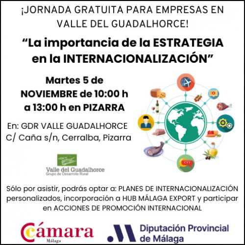 foto de La Cámara de Comercio impulsa la exportación en el Guadalhorce con una Jornada Gratuita