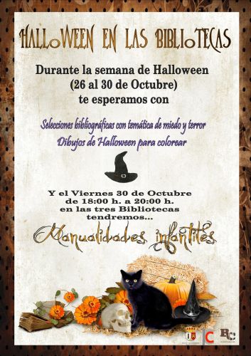 foto de LLega Halloween a las tres Bibliotecas de Cártama