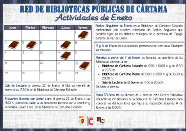 foto de Actividades de las Bibliotecas para enero