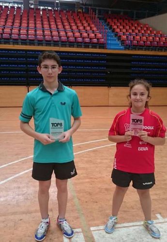 foto de Francisco Miguel Ruiz y Yanira Sánchez, campeones del TOP Estatal disputado en Irún