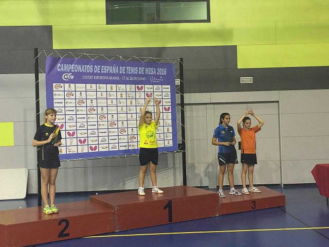 foto de Yanira Sánchez Campeona de España Alevín