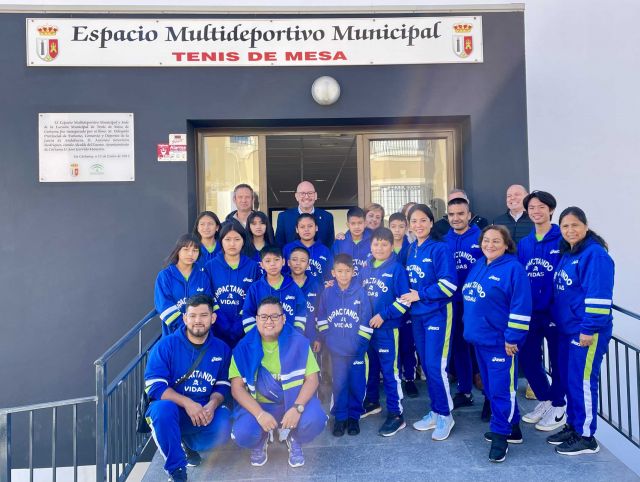 foto de Los jóvenes de tenis de mesa “Impactando Vidas” llegan a Cártama