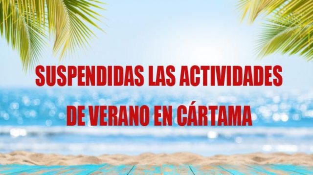 foto de Ayuntamiento Cártama suspende las actividades de verano a causa de la pandemia del coronavirus